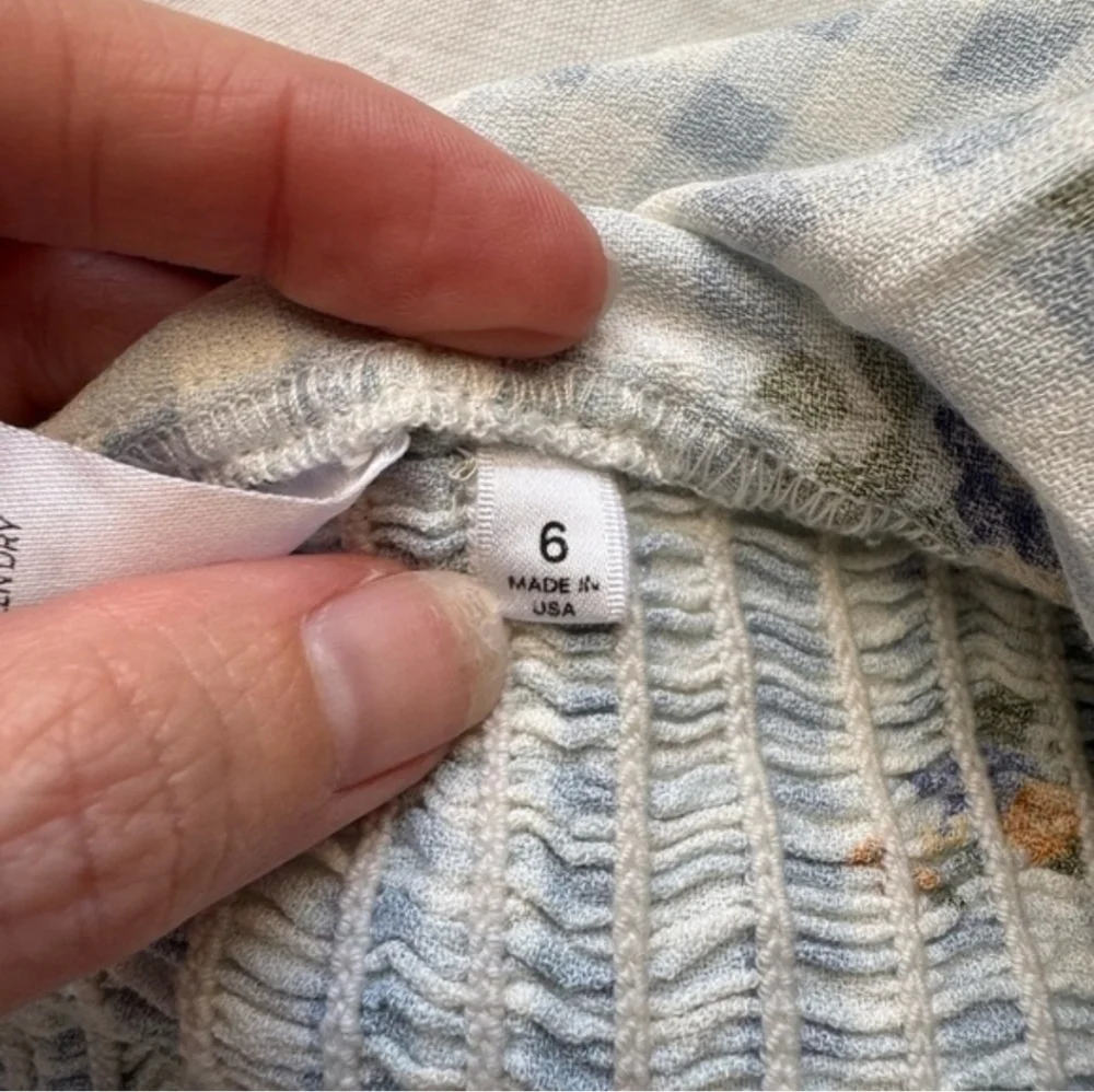 Reformation Reign Top In Al Fresco Size 6 - Picture 7 of 8